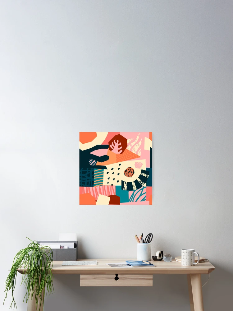 Thumbnail 2 of 3, Poster, Abstract pattern designed and sold by Rama Geeves.
