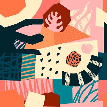 Artwork thumbnail, Abstract pattern by Rama Geeves