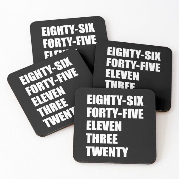 Item preview, 864511320 Eighty-Six, Forty-Five, Eleven, Three, Twenty designed and sold by jaycartoonist.
