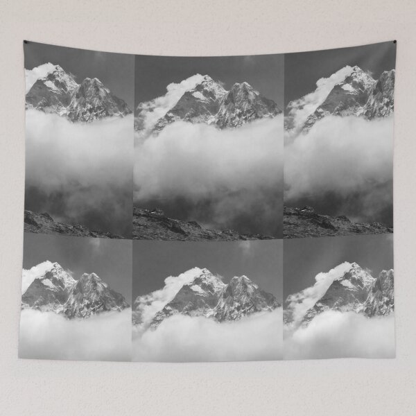 Item preview, snowy storm in mountains designed and sold by OneTimeEngineer.