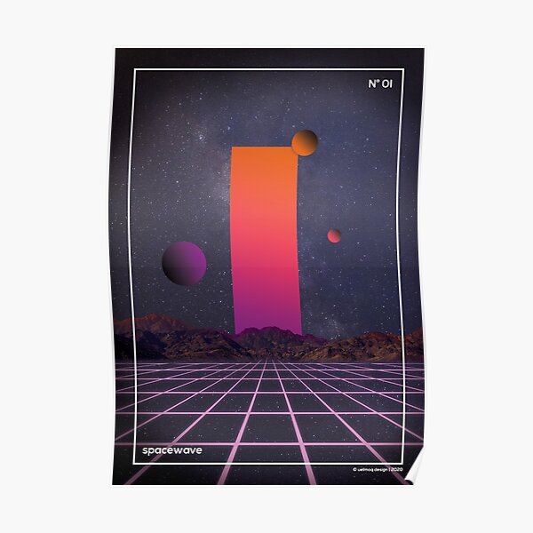 Wave N ° 01 | Spacewave poster Poster