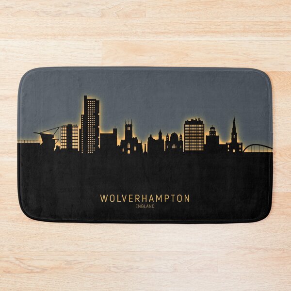 Item preview, Wolverhampton England Skyline designed and sold by ArtPrints.