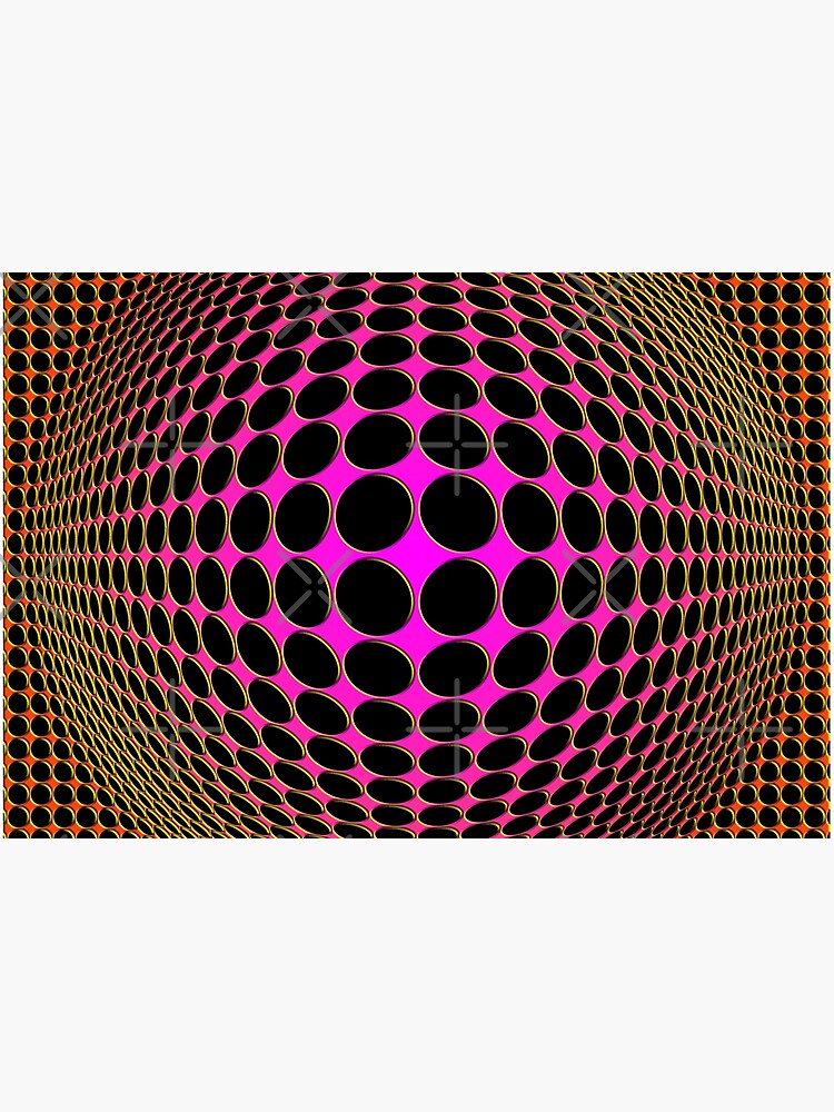 Victor Vasarely Homage 201 by Salocin