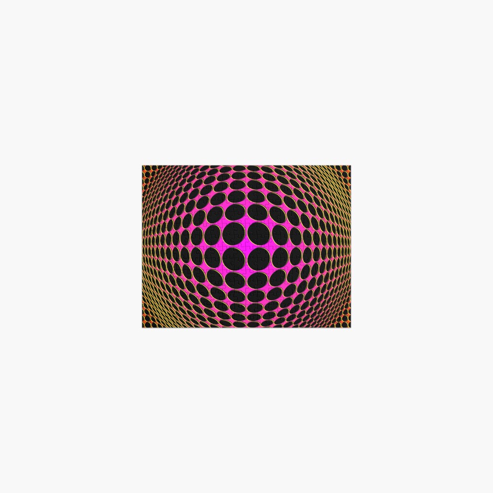 Victor Vasarely Homage 201 Jigsaw Puzzle
