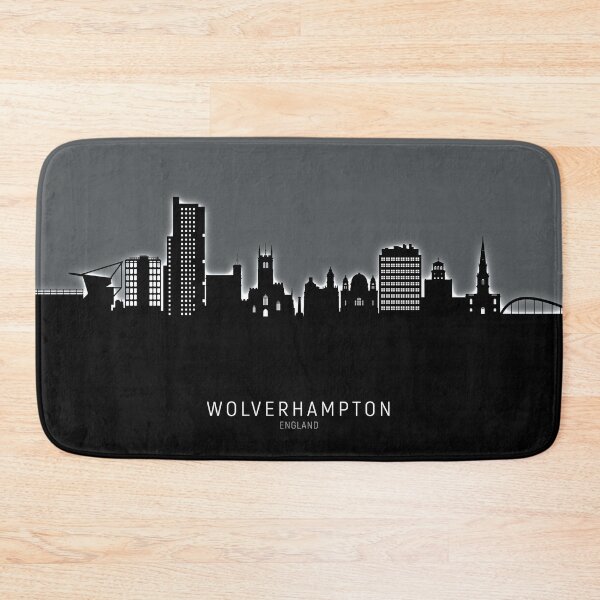 Item preview, Wolverhampton England Skyline designed and sold by ArtPrints.