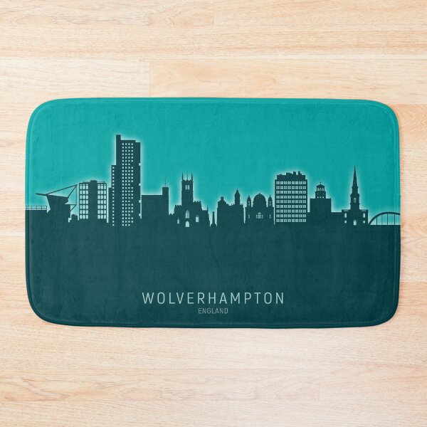 Item preview, Wolverhampton England Skyline designed and sold by ArtPrints.