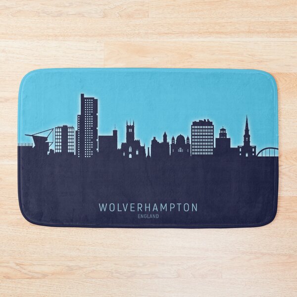 Item preview, Wolverhampton England Skyline designed and sold by ArtPrints.
