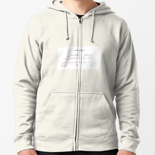 The Core Theory: Quantum Mechanics, Spacetime, Gravity, Other Forces, Matter, Higgs Zipped Hoodie