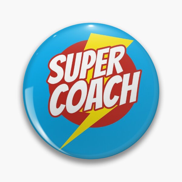 Item preview, Super Coach - Funny Coaching Superhero - Lightning Edition designed and sold by isstgeschichte.
