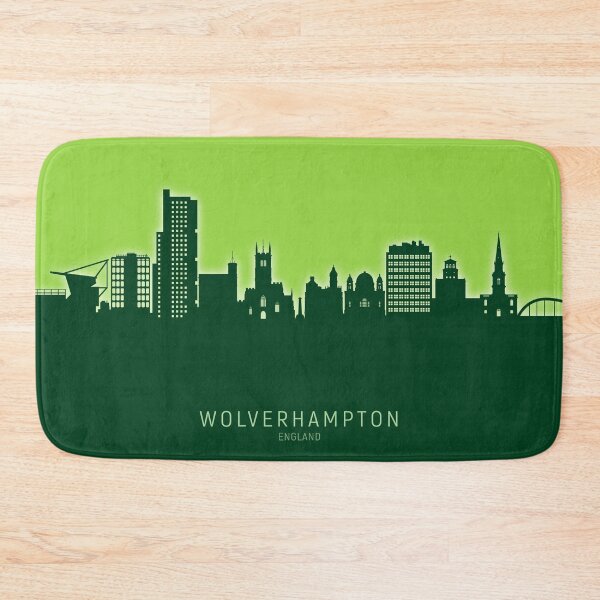 Item preview, Wolverhampton England Skyline designed and sold by ArtPrints.