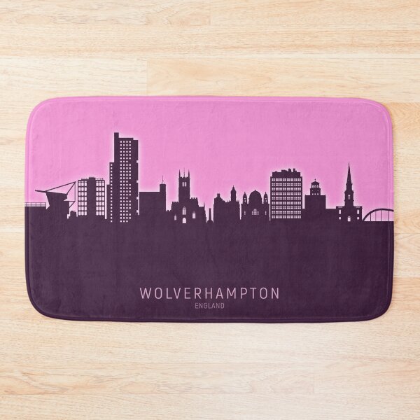 Item preview, Wolverhampton England Skyline designed and sold by ArtPrints.
