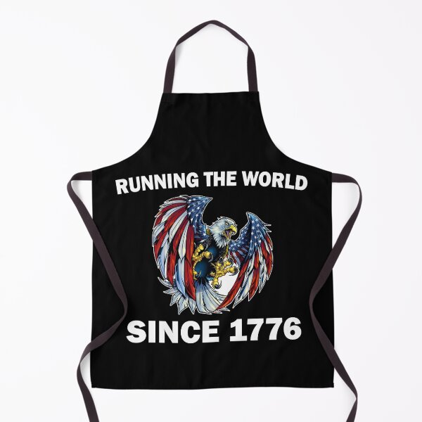 Item preview, Running The World Since 1776 American Eagle USA Flag designed and sold by SpookshowDesign.