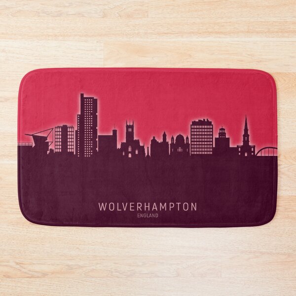 Item preview, Wolverhampton England Skyline designed and sold by ArtPrints.