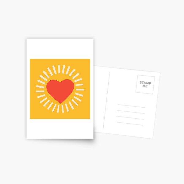 WARM HEART Postcard