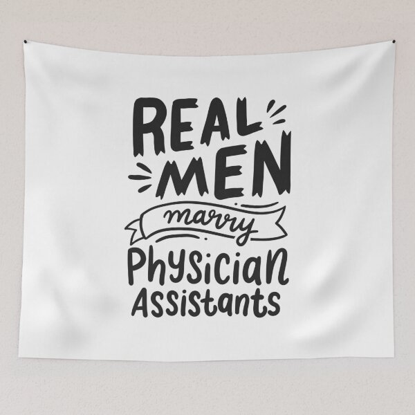 Item preview, Real Men Marry Physician Assistants Healthcare Gift designed and sold by haselshirt.