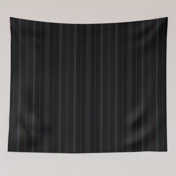 Item preview, Monochromatic Black Slimming Effect Vertical Balanced Stripes designed and sold by weirdAffect.