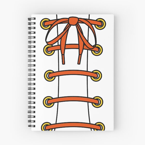 Item preview, Orange Laced Up Laces with Yellow Eyelets designed and sold by forfun-art.