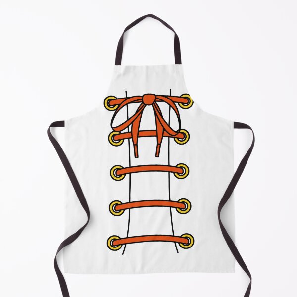 Item preview, Orange Laced Up Laces with Yellow Eyelets designed and sold by forfun-art.