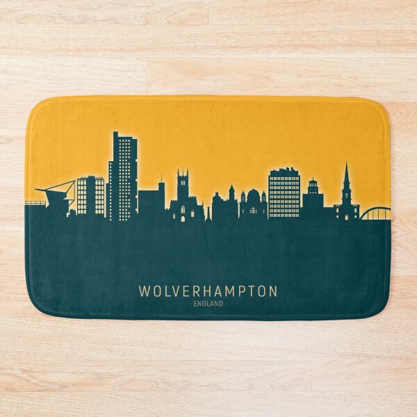 Item preview, Wolverhampton England Skyline designed and sold by ArtPrints.