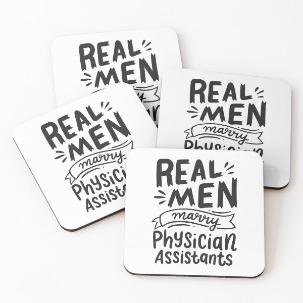 Item preview, Real Men Marry Physician Assistants Healthcare Gift designed and sold by haselshirt.