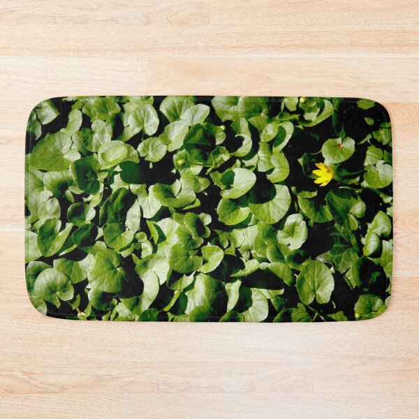 Item preview, Yellow Viola biflora forest flower leaves carpet	 designed and sold by EstelleRossetti.