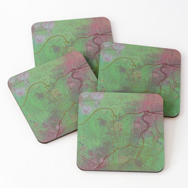 Item preview, Nice France Street Map Green Planet designed and sold by IvonDesign.
