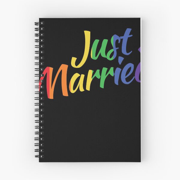 Item preview, justmarried - Just Married Gay Wedding Rainbow LGBT designed and sold by Rzelemenz.