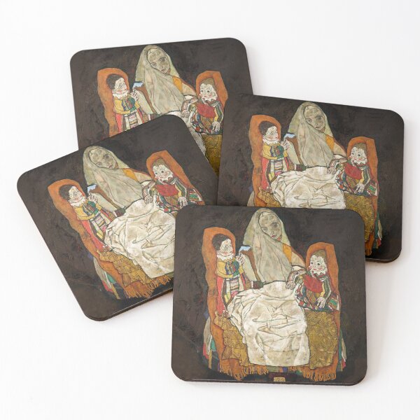 Item preview, Mother with two children by Egon Schiele designed and sold by Vintage Wall Art.