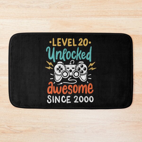 Item preview, Level 20 Unlocked Awesome Since 2000 Birthday Age designed and sold by haselshirt.