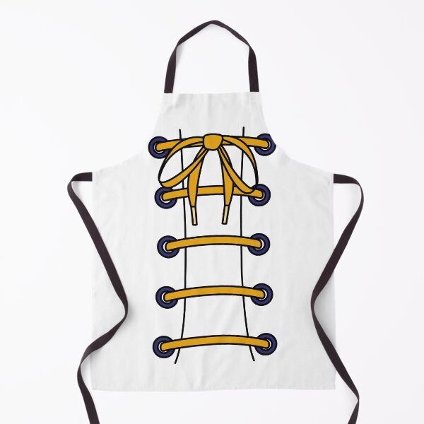 Item preview, Gold Laced Up Laces with Navy Eyelets designed and sold by forfun-art.
