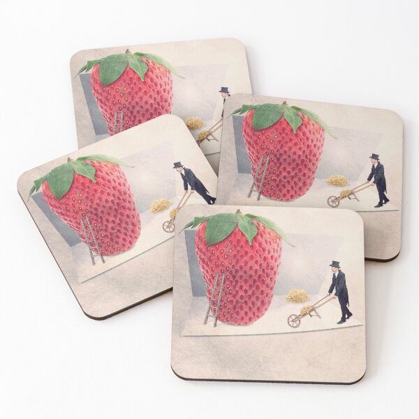 Item preview, giant strawberry print designed and sold by yannpendaries.