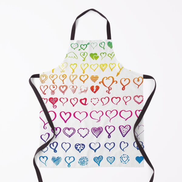 Item preview, Hearts doodle collection spectrums colour. designed and sold by ShutterKapan.