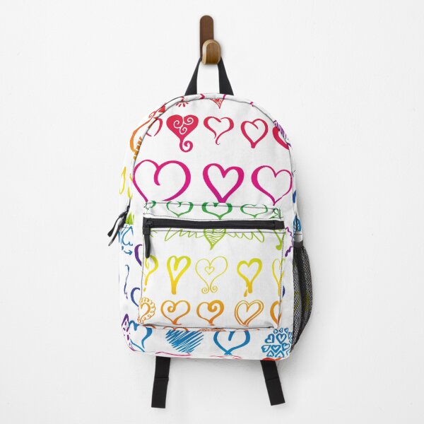 Item preview, Hearts doodle collection spectrums colour. designed and sold by ShutterKapan.