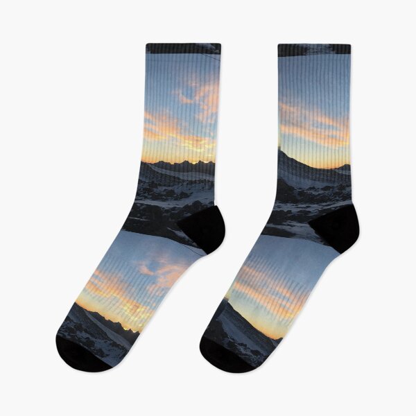 Item preview, beautiful mountain sunset designed and sold by OneTimeEngineer.