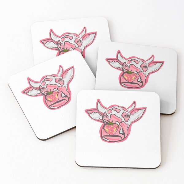 Item preview, strawberry cow designed and sold by abbigailshaw.