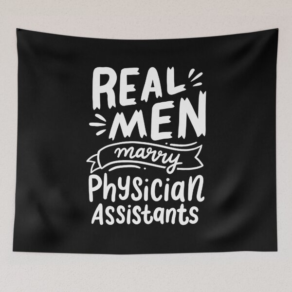 Item preview, Real Men Marry Physician Assistants Healthcare Gift designed and sold by haselshirt.