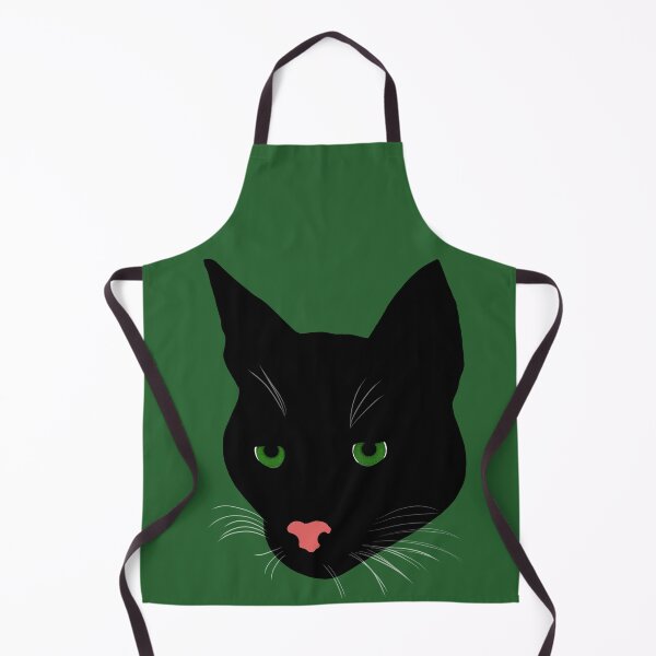 Item preview, Wild Black Cat Portrait Silhouette designed and sold by ZHD Home Decor - Apparel - Accessories.