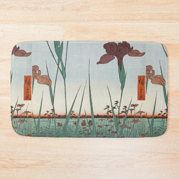 Item preview, Utagawa Hiroshige -  Horikiri Iris Garden designed and sold by vakashop.