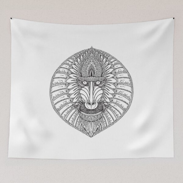 Item preview,  Hand Drawn Baboon Art designed and sold by JTS STORE.
