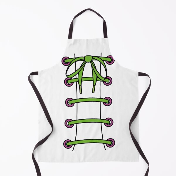 Item preview, Bright Green Laced Up Laces with Pink Eyelets designed and sold by forfun-art.