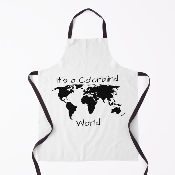 Item preview, Colorblind World and Black and White Map designed and sold by InVisibleColors.