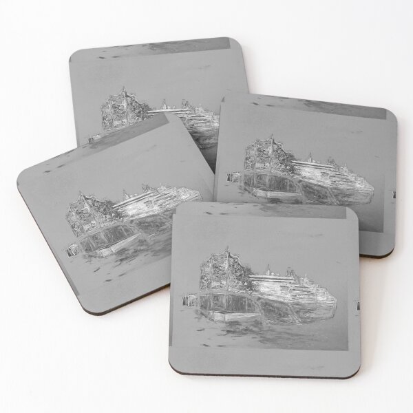 Item preview, Elbphilharmonie and Queen Mary in gray designed and sold by Nicole Leidenfrost.