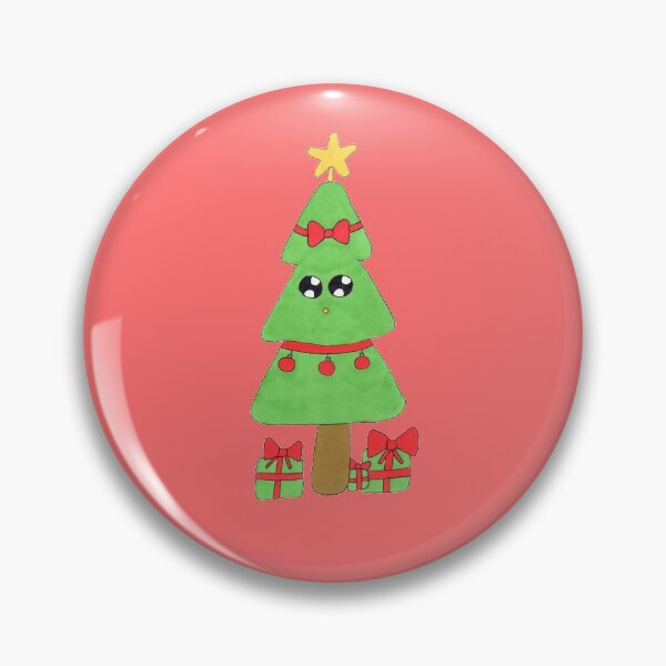 Item preview, Cute Christmas tree cartoon  designed and sold by Kitten2525.