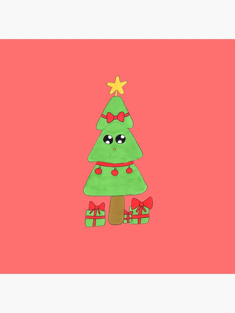 Bolsa de tela for Sale con la obra «Dibujos animados lindo árbol de Navidad»  de Kitten2525