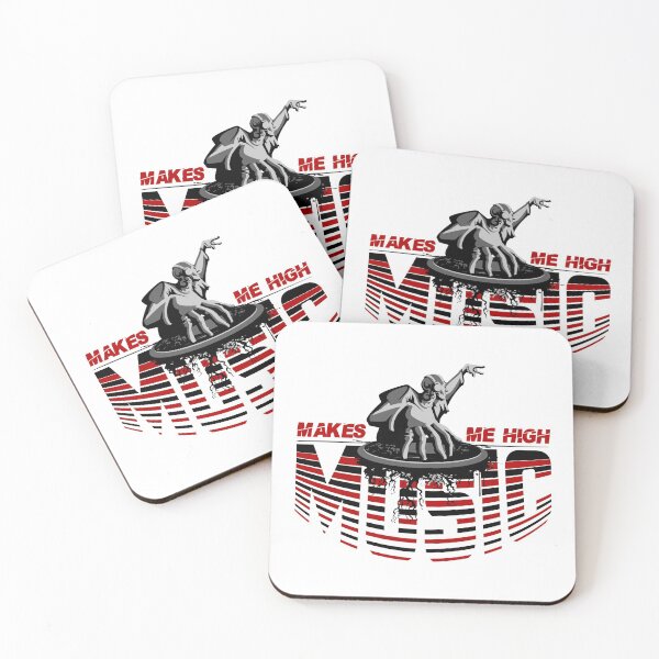 Item preview, music makes me high summer club nights t-shirts designed and sold by Arabic Ink Studio.