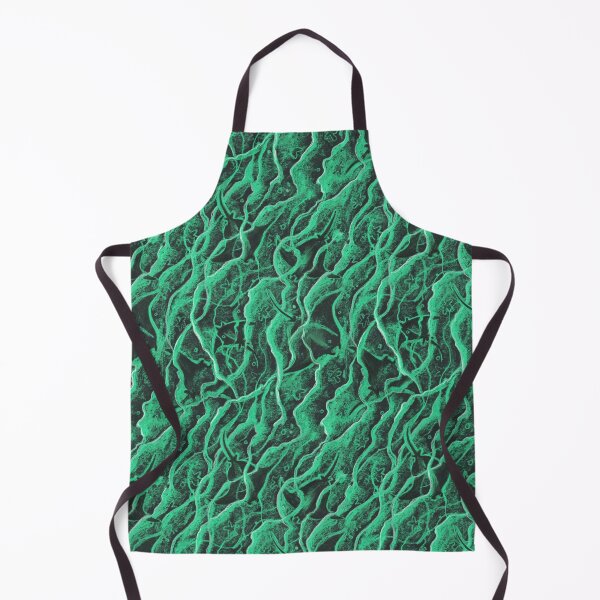Item preview, Manta Rays Pattern, Underwater Animals Bioluminescence Sea Green designed and sold by Julia Khoroshikh.