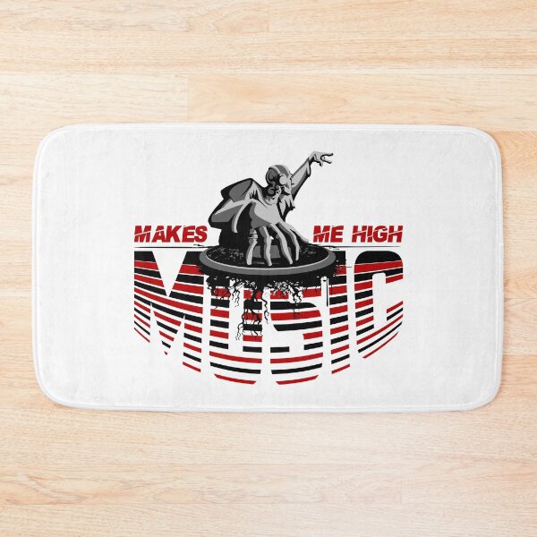 Item preview, music makes me high summer club nights t-shirts designed and sold by Arabic Ink Studio.