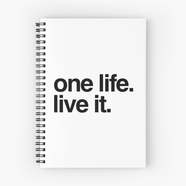 Item preview, One life. Live it. designed and sold by FunnyTVUK.
