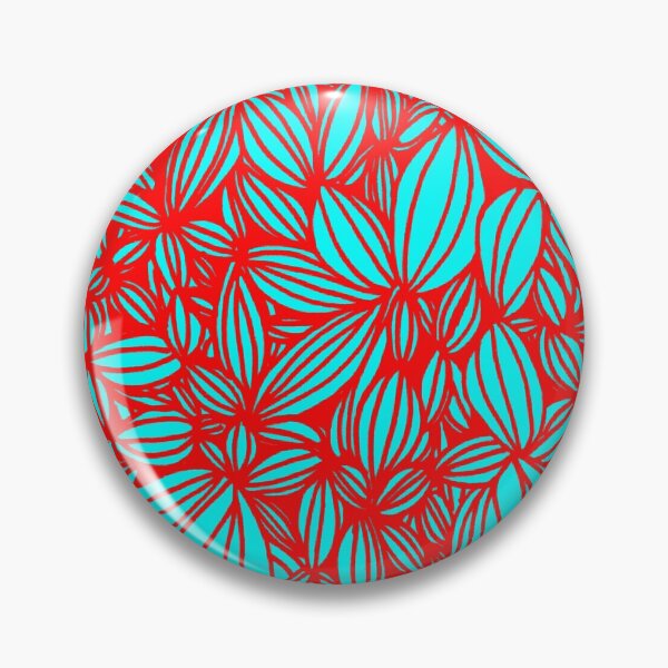 Item preview, teal and red designed and sold by MuddyPigArt.