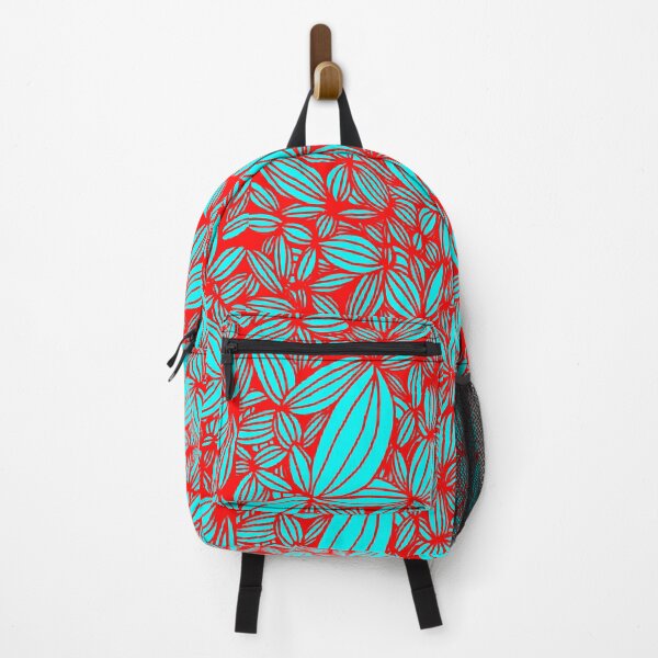 Aperçu de l'œuvre turquoise et rouge créée et vendue par MuddyPigArt.